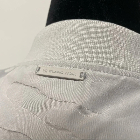 NWT Blanc Noir CAMO REVERSIBLE BOMBER Light gray camo - Picture 14 of 16